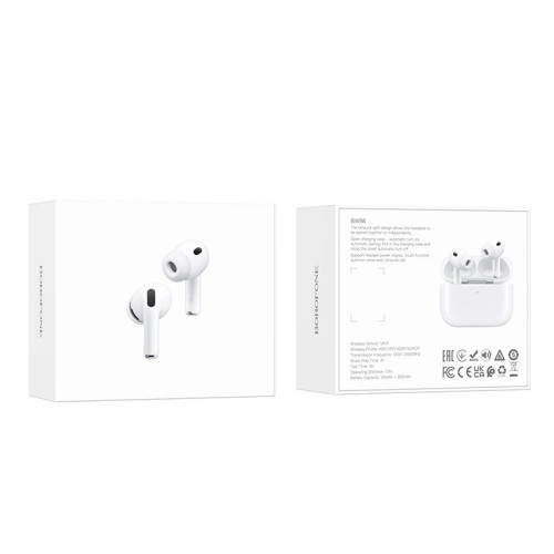 Беспроводные наушники BOROFONE BW98 True wireless stereo headset White