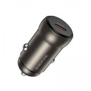 Автомобильное зарядное устройство BOROFONE BZ32 Fresh однопортовое PD30W автомобильное зарядное устройство Black
