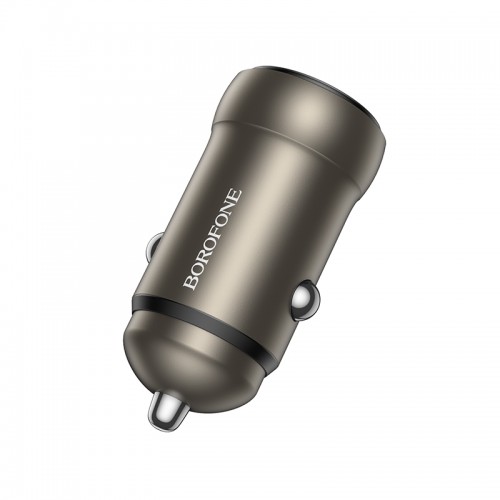 Автомобильное зарядное устройство BOROFONE BZ32 Fresh однопортовое PD30W автомобильное зарядное устройство Black