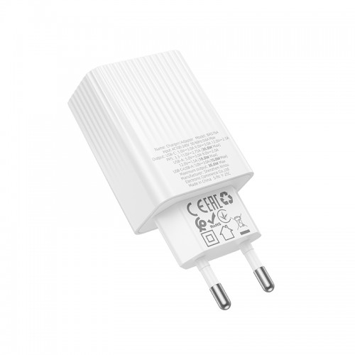 Сетевое зарядное устройство BOROFONE BAS76A Source PD30W+QC3.0 charger White