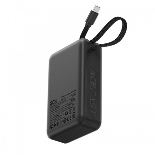 Зовнішній акумулятор ACEFAST M21 PD65W power bank with cable 20000mAh Black
