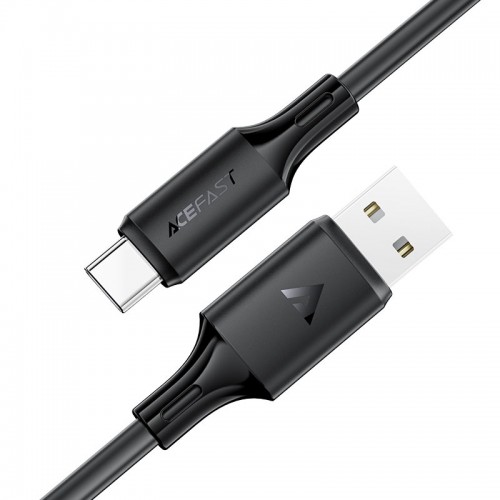 Кабель ACEFAST C17-04 USB-A to USB-C silicone charging data cable Black