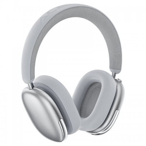Бездротові накладні навушники ACEFAST H9 active noise cancelling wireless headset, ANC, Silver