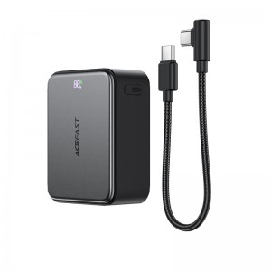 Зовнішній акумулятор ACEFAST M28-10000 22.5W fast charging power bank with cable Black