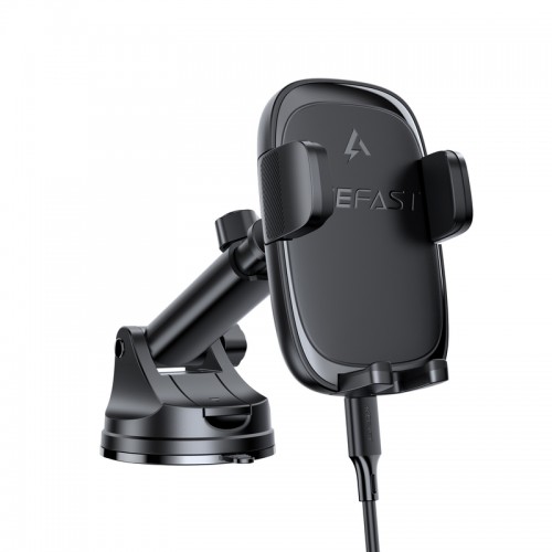 Автодержатель для телефона с БЗП ACEFAST D49 press type wireless charging car holder for dashboard Black
