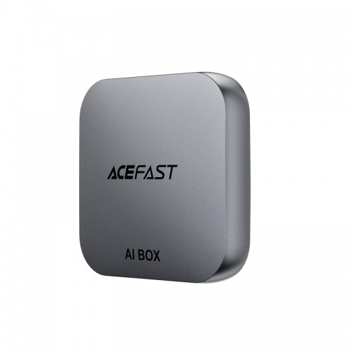 Адаптер ACEFAST QC2 AI Box CarPlay wireless adapter for car Metal Gray