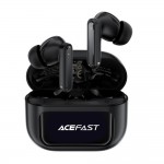 Бездротові навушники TWS ACEFAST W6 smart screen,ENC, IPX4, Black