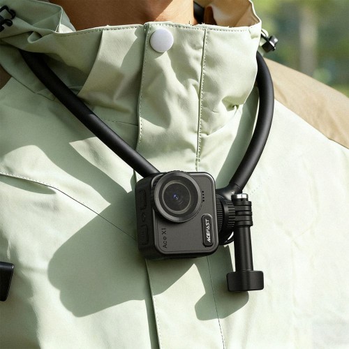 Крепление на шею ACEFAST E37 Air cushion silicone neck-hanging holder Black