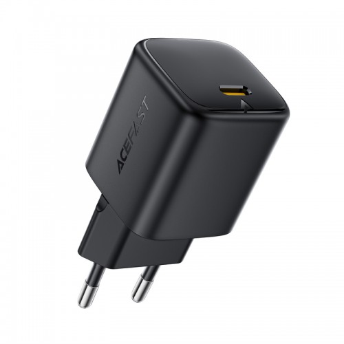 Сетевое зарядное устройство ACEFAST A134 PD67W mini GaN USB-C fast charger Black
