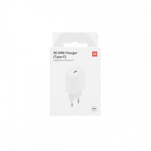 Сетевое зарядное устройство Xiaomi Mi 20W Charger Type-C EU White