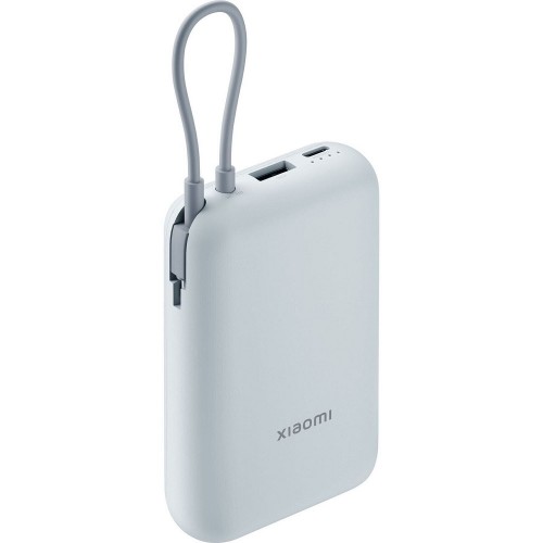 Зовнішній акумулятор Xiaomi Power Bank 10000mAh (Integrated Cable) Ice Blue GL