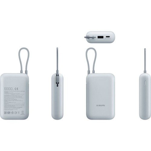 Зовнішній акумулятор Xiaomi Power Bank 10000mAh (Integrated Cable) Ice Blue GL