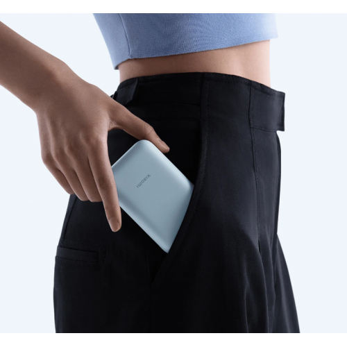 Зовнішній акумулятор Xiaomi Power Bank 10000mAh (Integrated Cable) Ice Blue GL