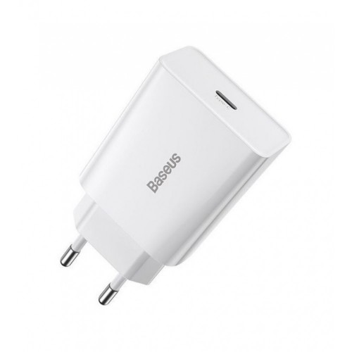 Сетевое зарядное устройство Baseus Speed Mini Quick Charger 1C 20W EU White