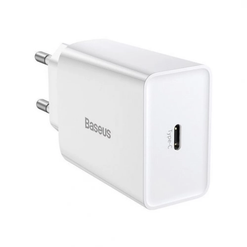 Сетевое зарядное устройство Baseus Speed Mini Quick Charger 1C 20W EU White