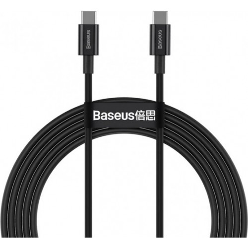 Кабель Baseus Superior Series Fast Charging Data Cable Type-C to Type-C 100W 2m Black