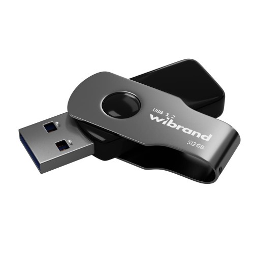 Флеш-накопичувач Wibrand USB 3.2 Gen1 Lizard 512GB Black