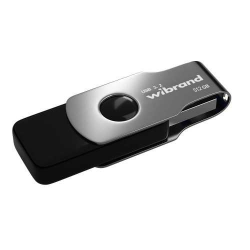 Флеш-накопичувач Wibrand USB 3.2 Gen1 Lizard 512GB Black