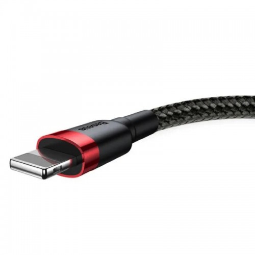 Кабель Baseus Cafule Cable USB для Lightning 1.5A 2 м красный+чёрный