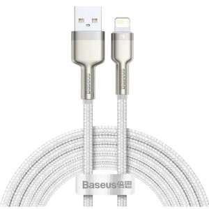 Кабель Baseus Cafule Series Metal Data Cable USB to IP 2.4A 1 м Белый