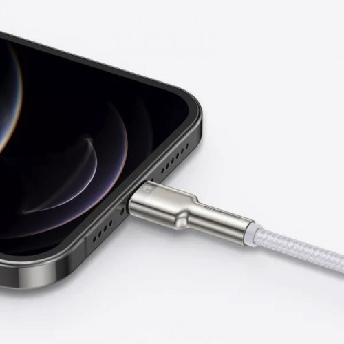 Кабель Baseus Cafule Series Metal Data Cable USB to IP 2.4A 1 м Белый