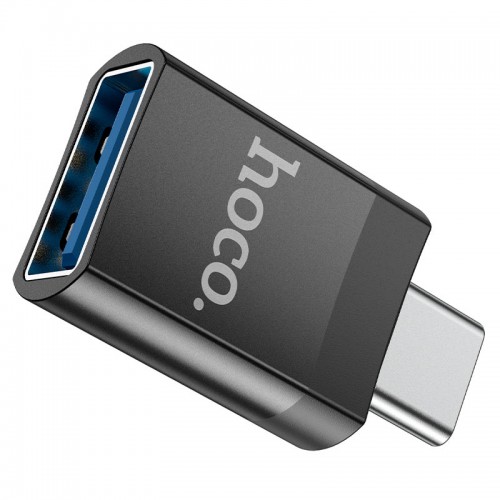 Адаптер HOCO UA17 Type-C штекер - USB гнездо USB3.0, чёрный