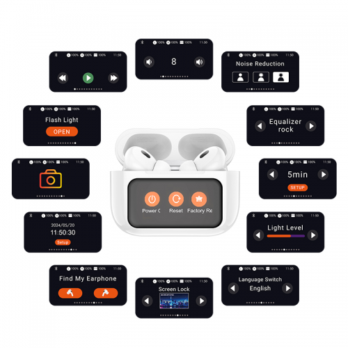 Беспроводные наушники TWS HOCO EW72, ANC, сенсорный экран Reduction, белые