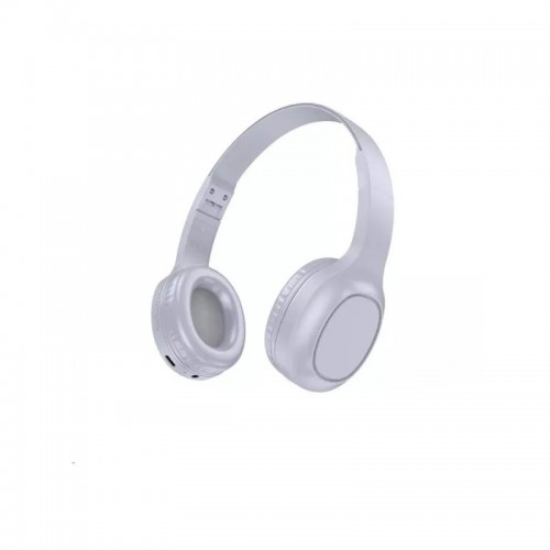 Беспроводные накладные наушники HOCO W46 Charm BT headset Light Blue Gray