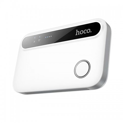 Маршрутизатор HOCO HI41 Mobile portable WiFi (Europe Asia and Africa) White
