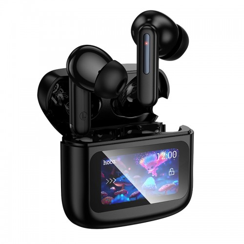 Бездротові навушники HOCO EQ14 Cool color true wireless BT headset with touch screen Black