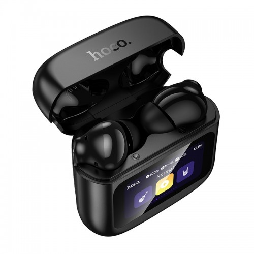 Бездротові навушники HOCO EQ14 Cool color true wireless BT headset with touch screen Black