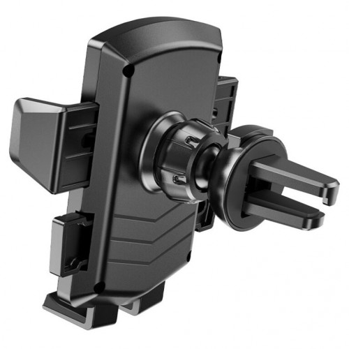 Автодержатель для телефона HOCO CA86 Davy с одной кнопкой, крепление на решётку вентиляции автомобиля, чёрный