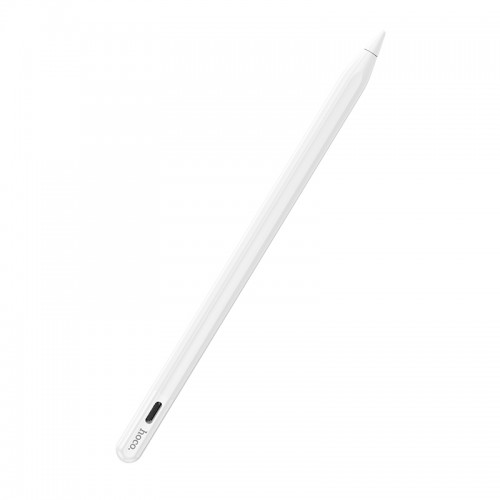 Стилус HOCO GM112 Intelligent anti-lost активный ёмкостный стилус с цифровым дисплеем, предназначенный для iPad, белый