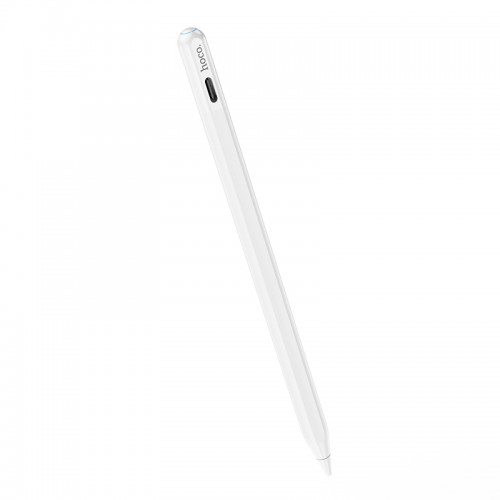 Стилус HOCO GM112 Intelligent anti-lost активный ёмкостный стилус с цифровым дисплеем, предназначенный для iPad, белый