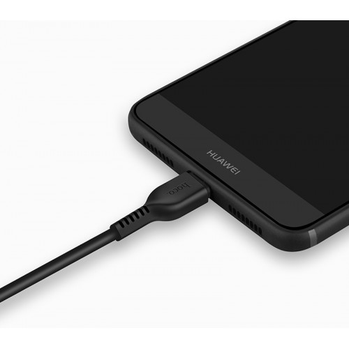 Кабель HOCO X20 USB to Type-C 3A, 3m, PVC, TPE connectors, Black