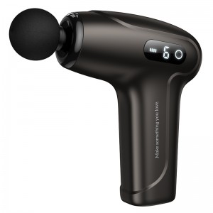 Перкусійний масажер HOCO HP51 1800 мА·год Електрический мини бесшумный фасциальный массажный пистолет