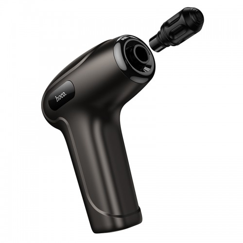 Перкусійний масажер HOCO HP51 1800 мА·год Електрический мини бесшумный фасциальный массажный пистолет