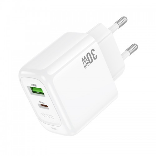 Сетевое зарядное устройство HOCO CS55A Surplus PD30W+QC3.0 charger White
