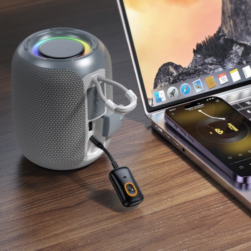 Bluetooth-ресивер HOCO E151 Graceful AUX BT audio receiver/transmitter Black