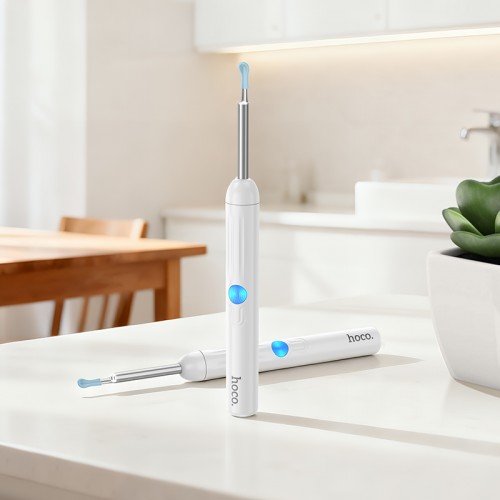Інструмент для чищення вух з камерою HOCO HP65 Ears cleaning tool with camera White