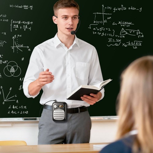 Портативна колонка з гарнітурою HOCO L23 Lemony speaker with wired microphone 5W Black