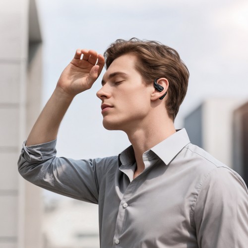 Бездротові навушники HOCO EA11 Honey open true wireless BT headset Black