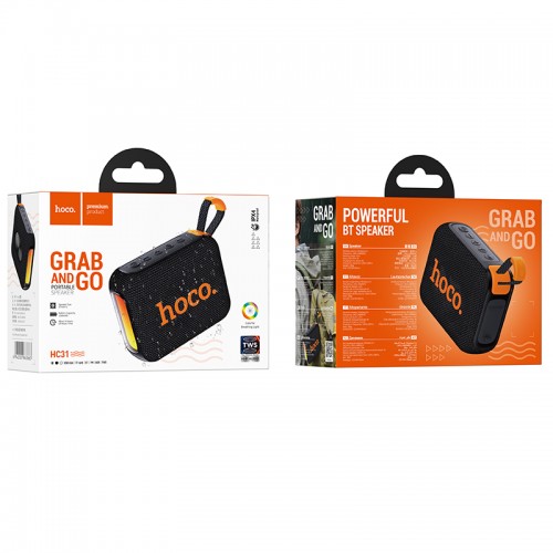 Портативна колонка HOCO HC31 River sports BT speaker 10W Black