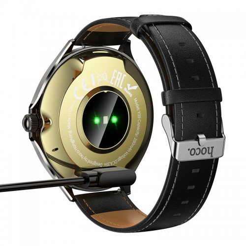 Бездротовий зарядний пристрій для смарт-годинника HOCO Y39 Smart watch charging cable Black