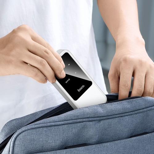 Мобільний роутер HOCO HI42 Mobile portable WiFi(Europe Asia and Africa) White