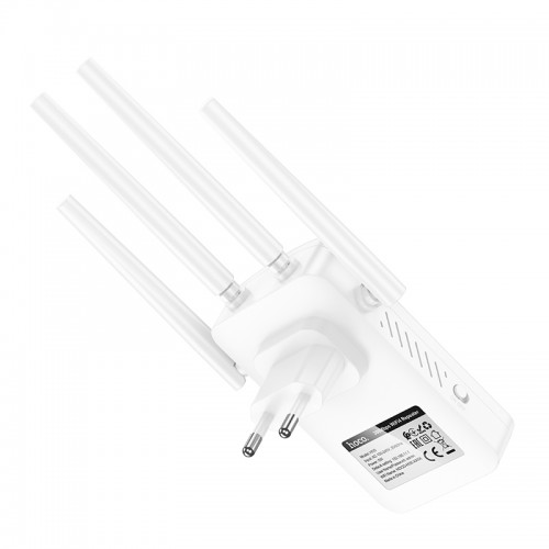 Ретранслятор Wi-Fi HOCO HI35 WiFi4 repeater White
