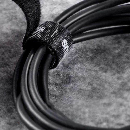 Органайзер для кабеля Baseus Circle Velcro strap 50 см, черный