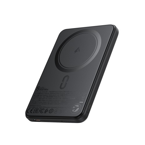 Зовнішній акумулятор ACEFAST M30-5000 PD20W magnetic fast charging power bank with cable Black
