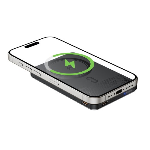 Зовнішній акумулятор ACEFAST M30-5000 PD20W magnetic fast charging power bank with cable Black