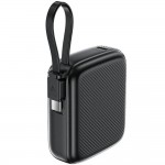 Повербанк AceFast M15 10000mAh 20W с кабелем Type-C Black